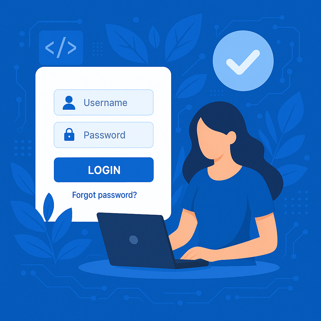 Customer Login page Image